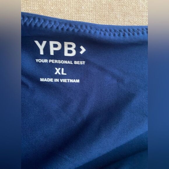 Abercrombie & Fitch YPB SculptLUX Hybrid Flyaway Romper Blue Size XL NWT - Picture 6 of 16